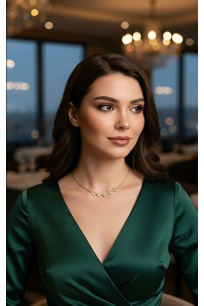 SAHET BUJİTERİ Çelik Zirkon Taşlı Çoklu Kalpli Açılır Kapanır Mıknatıslı Yonc...