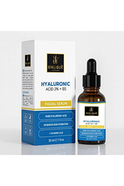 EIKLIQUE LUXURY Hyaluronic Acid 2% + B5 Face Serum | Deep Hydration Reduces F...
