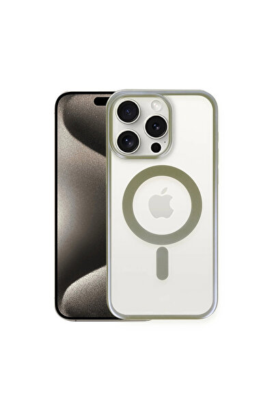 eco port غطاء حماية لهاتف آيفون 15 برو ماكس من إيروزي ماجسيف - رمادي