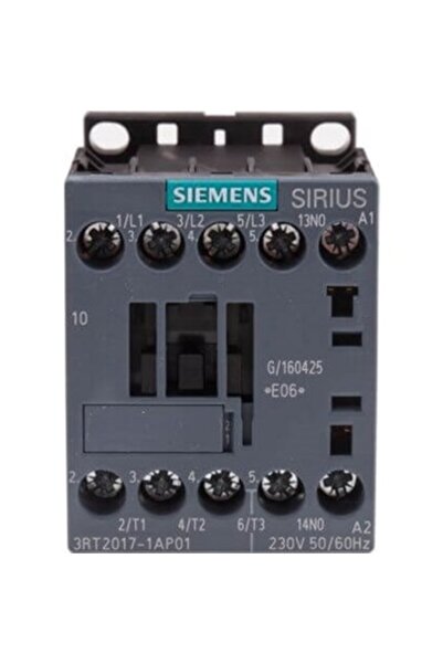 Siemens ÜÇ FAZLI; SIRIUS KONTAKTÖR; AC 230V BOBİNLİ; 5;5 KW; 1NO