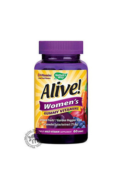 Natures Way Nature's Way Alive Women's Multivitamin Gummy Supplements Fruit F...