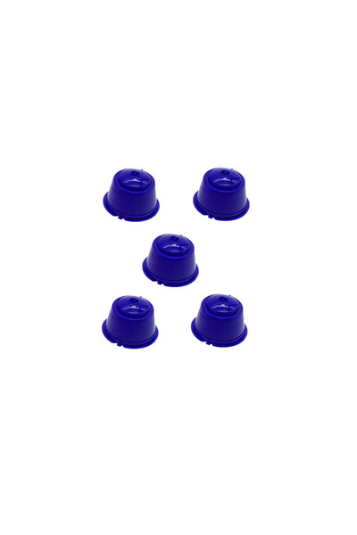 OEM Set of 5 coffee capsules, reusable, refillable, Dolce Gusto compatible, d...