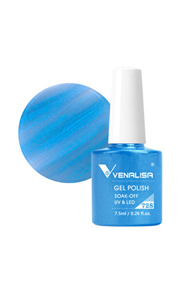 Venalisa Venalisa semi-permanent nail polish, 7.5 ml, shade 728