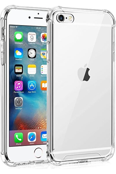 Primo Plus جراب حماية شفاف ماص للصدمات لهاتف آيفون 6