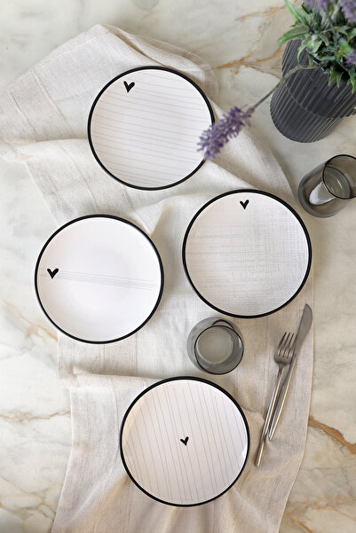 Keramika Farfurie pentru prăjituri Sensa Ege 20 Cm 4 Bucăți 23789-92