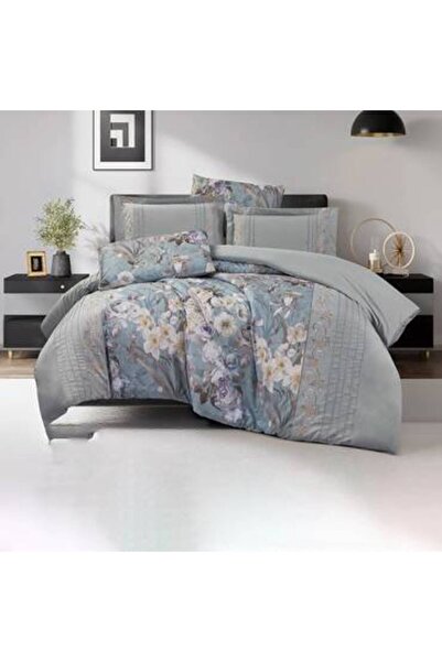 Pazar Home Bedding Leona Bazaar Home 6-piece embroidered double bedsheet set,...