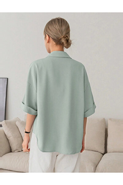 Sheya Sheya short-sleeved shirt, green