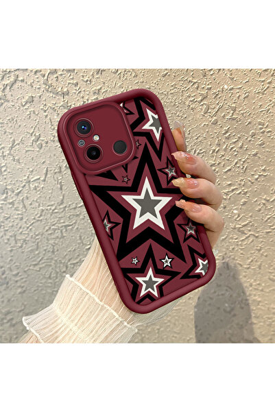 ucuc حافظة بوكو سي 55 متوافقة مع السيليكون الأحمر المقاوم للصدمات مع حماية لل...