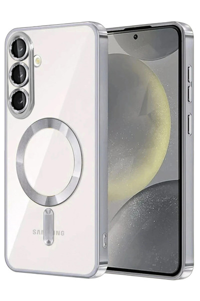 CT STONES غطاء جديد من سامسونج جالاكسي S26 كروس مغناطيسي آمن - رمادي تيتان