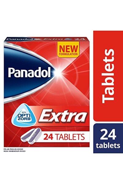 Panadol Extra With Optizorb For Tough Pain Relief, 24 Tablets