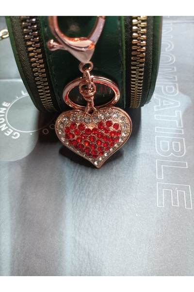 JHTshop Stony chic trend young child figure bright colors heart big keychain