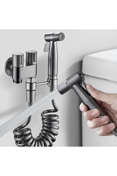 OEM Shower set for toilet or bidet with dual control, telescopic hose – Stain...