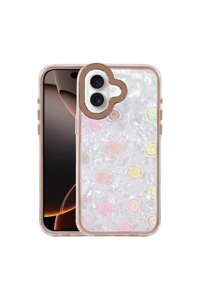 eco port غطاء آيفون 16 لومي منقوش - تيتانيوم صحراوي