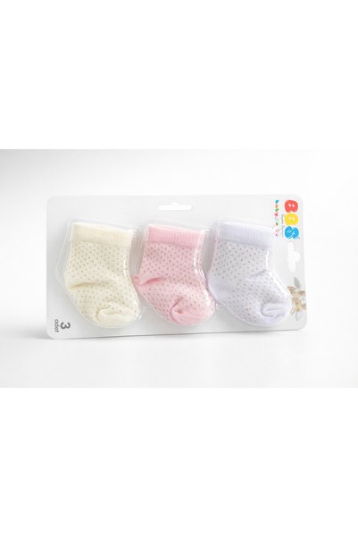 Atlas Baby House Cotton 0-6 Months Newborn Baby Girl Socks