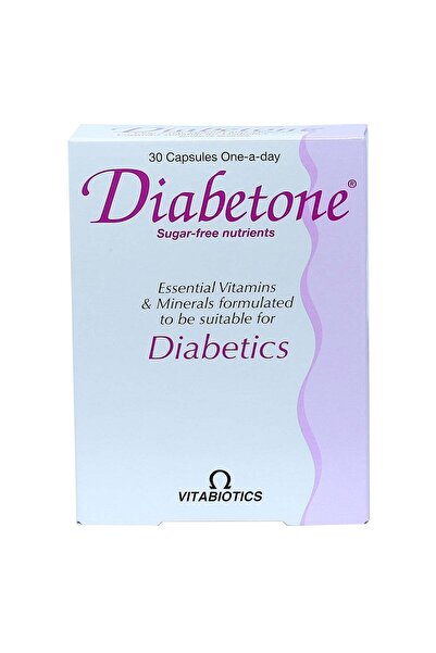 Vitabiotics Diabetone Original Support Supplement with Chromium, 30 Tablets