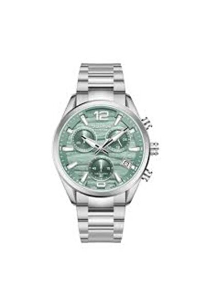 Quantum Pwg1259.300 Quartz Steel Grey Green Dial Sapphire Glass 41 mm Men's W...