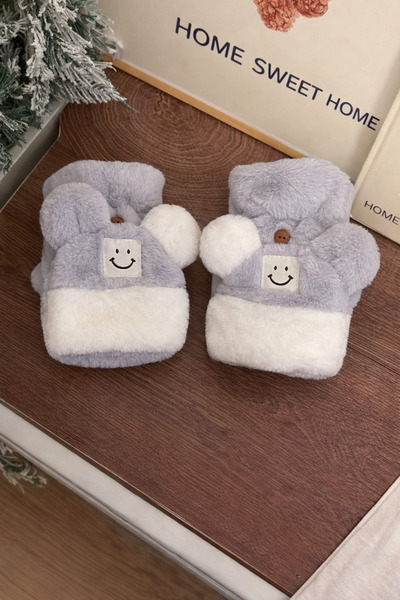 MD Moda Accessories Cute Plush Fingerless Gloves – Soft, Warm, Winter Unisex ...