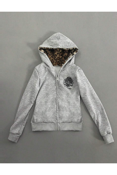 Sheya Sheya Zip Hoodie, grey