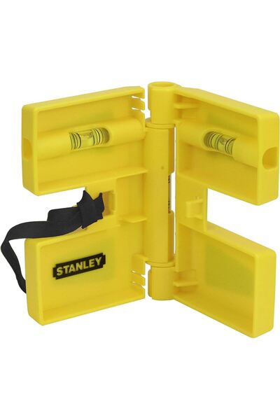 Stanley 0-47-720 Katlanır Mıknatıslı Mini Köşe Su Terazisi