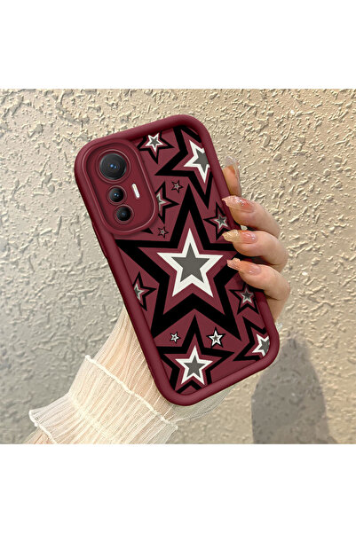 ucuc حافظة Mi 13 Lite متوافقة مع غطاء حماية من السيليكون باللون الأحمر الداكن...