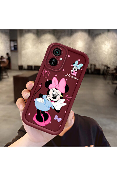 ucuc حافظة تكنو كامون 19 نيو متوافقة مع غطاء من السيليكون باللون الأحمر الداك...