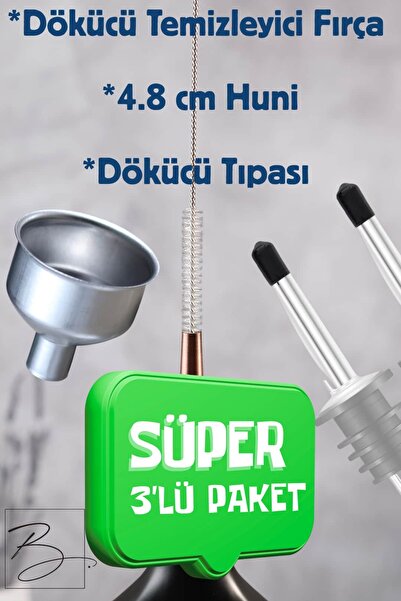TheBRo مجموعة سوبر 3 قطع، 2 قطعة من سدادات الزجاجات، مصفاة 4.8 سم، فرشاة تنظي...
