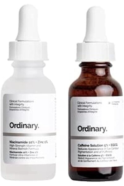 The Ordinary Niacinamide 10% + Zinc 1% and Caffeine Solution 5% pack of 2