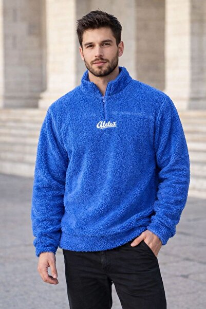 More Black Plush Fleece Sweatshirt Unisex