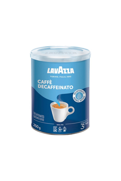 LavAzza Decaffeinated Ground Coffee, Metal Box 250g