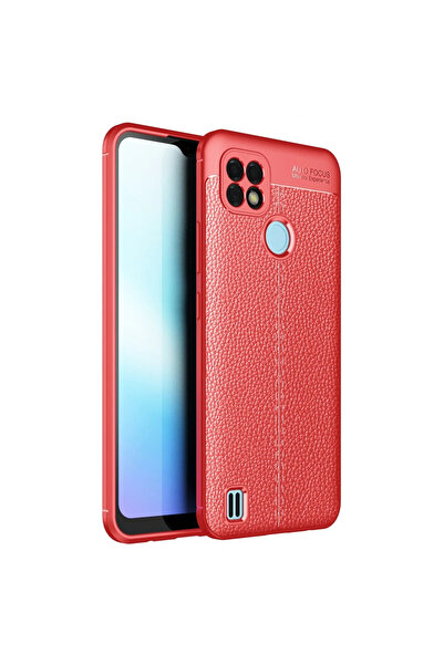 eco port غطاء ريلمي C25 بتركيز تلقائي - أحمر