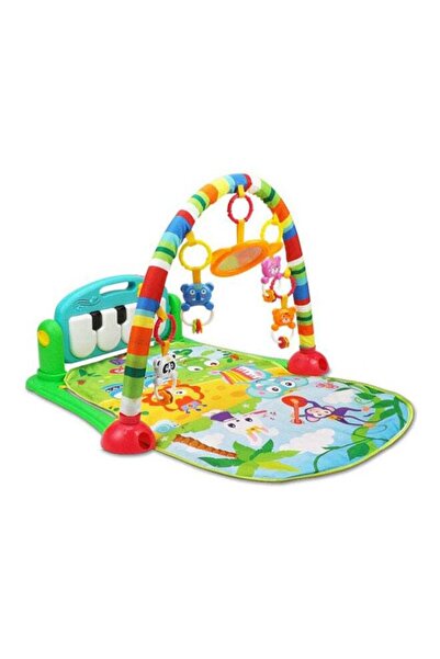 MAAS سجادة لعب موسيقية للأطفال 2 في 1
