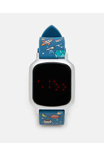 REDTAG ساعة رقمية مطبوع باللون الأزرق للأولاد