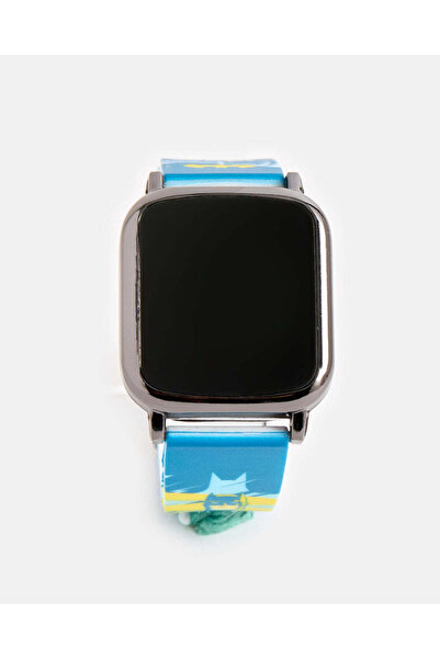 REDTAG ساعة أطفال زرقاء مطبوعة عليها صورة باتمان