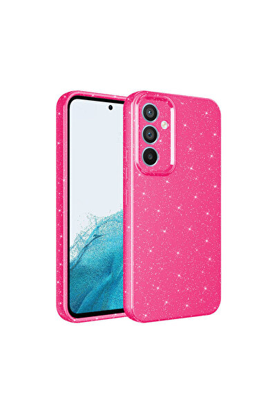 Giz Story حافظة جالاكسي إس 24 بلس مع حماية للكاميرا، غطاء فاخر فضي اللون من ج...