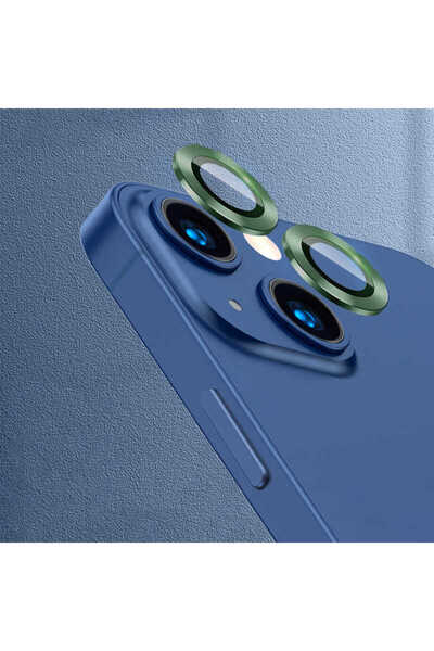 Giz Story واقي كاميرا GZST CL-07 متوافق مع هاتف iPhone 13 - أخضر داكن