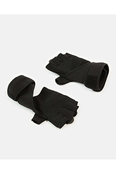 REDTAG قفازات رياضية سوداء سادة