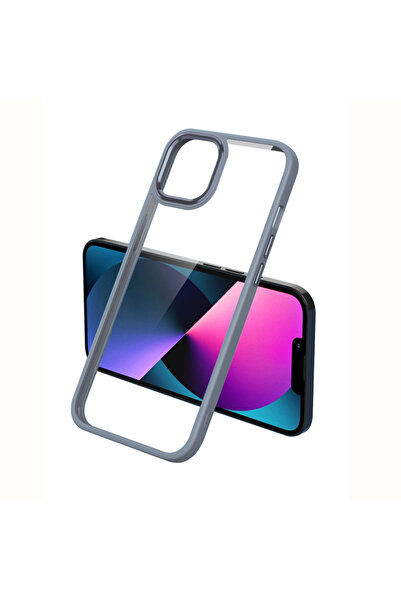 Giz Story حافظة كروم GZST متوافقة مع هاتف iPhone 11 - رمادي لافندر