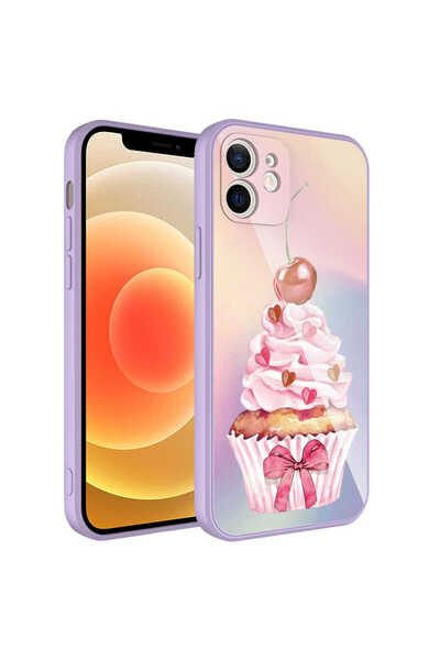 Giz Story حافظة من السيليكون الصلب GZST متوافقة مع هاتف iPhone 12، مزودة بتصم...