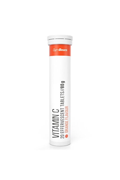 GymBeam Vitamin C 1000 mg effervescent, 20 tab, orange