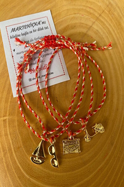 Shepidi 4-Pack Travel Essential Marteniçka Luck Bracelet