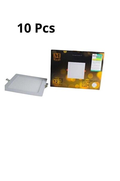 Mas Set of 10 LED Lights with Rectangular and Slim Design