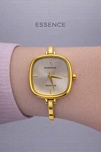 Essence Kadın Kol Saati Altın Kaplama İnce Kordon Bilek Modeli