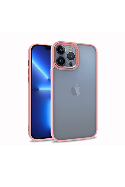 Giz Story حافظة GZST Flora متوافقة مع هاتف iPhone 13 Pro Max - ذهبي وردي