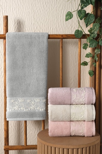 Fiesta Tekstil 50X90 Natural Corded 4-Piece Towel