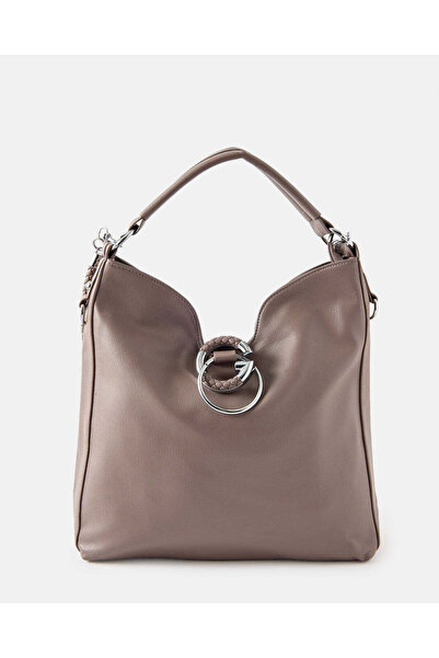 REDTAG حقيبة يد نسائية بنية سادة