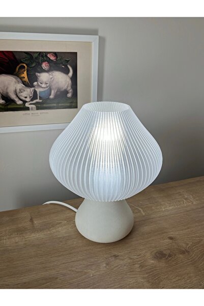 Lumba Design Mantar Gece Lambası Dekoratif Abajur Aydınlatma