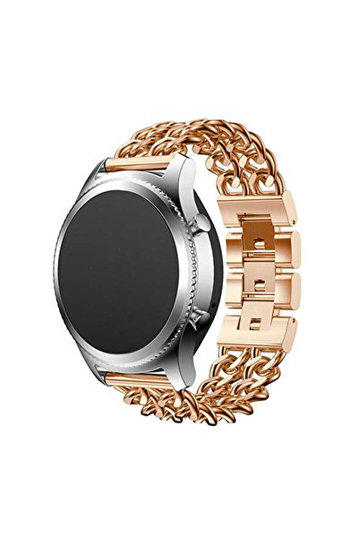 Giz Story ساعة جالاكسي 46 ملم (22 ملم) متوافقة مع حزام معدني KRD-17 GZST - ذه...