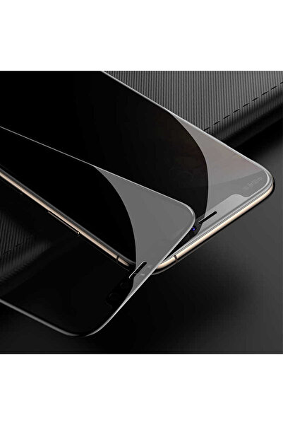 Giz Story iPhone 11 Zore Kor Privacy Glass Screen Protector - Black