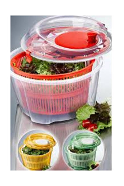 MHT Practical Salad Dehydrator, Vegetable Greens Lettuce Washing and Drying C...