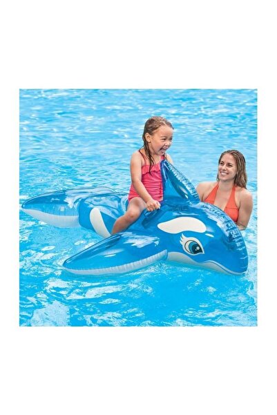 Intex عوامة حمام سباحة قابلة للنفخ بتصميم حوت صغير